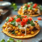Mexican Rotisserie Chicken Tostadas