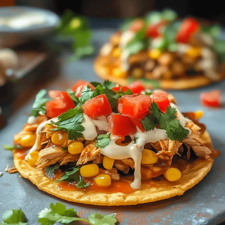 Mexican Rotisserie Chicken Tostadas