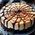 Amazing Spiderweb Cheesecake for a Deliciously Spooky Treat