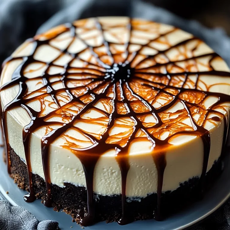 Amazing Spiderweb Cheesecake for a Deliciously Spooky Treat