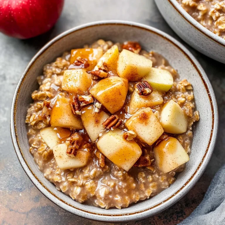 Apple Cinnamon Oatmeal