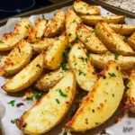 Baked Garlic Parmesan Potato Wedges