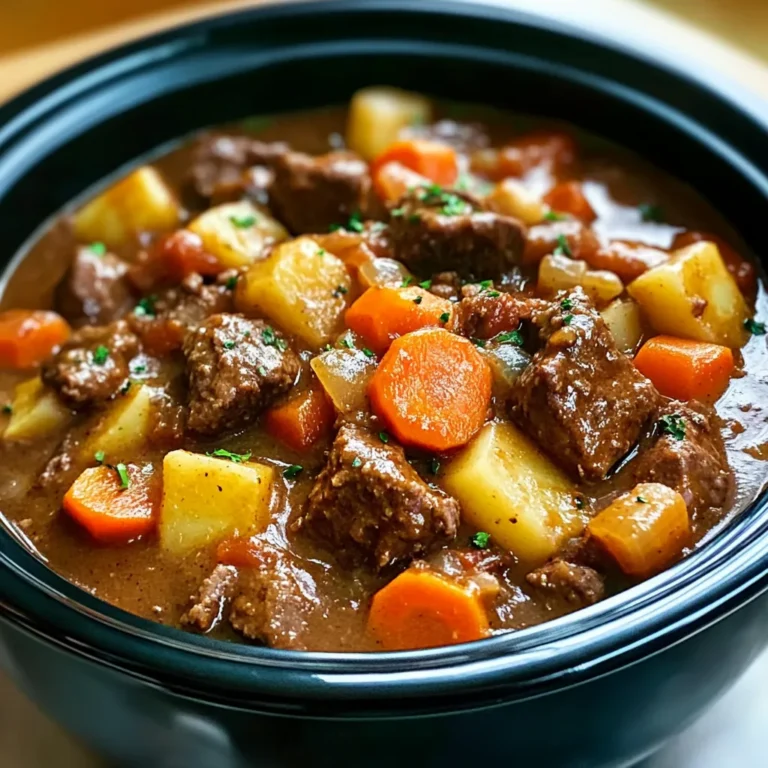 Beef Stew Crock Pot: Easy & Delicious Slow Cooker Recipe