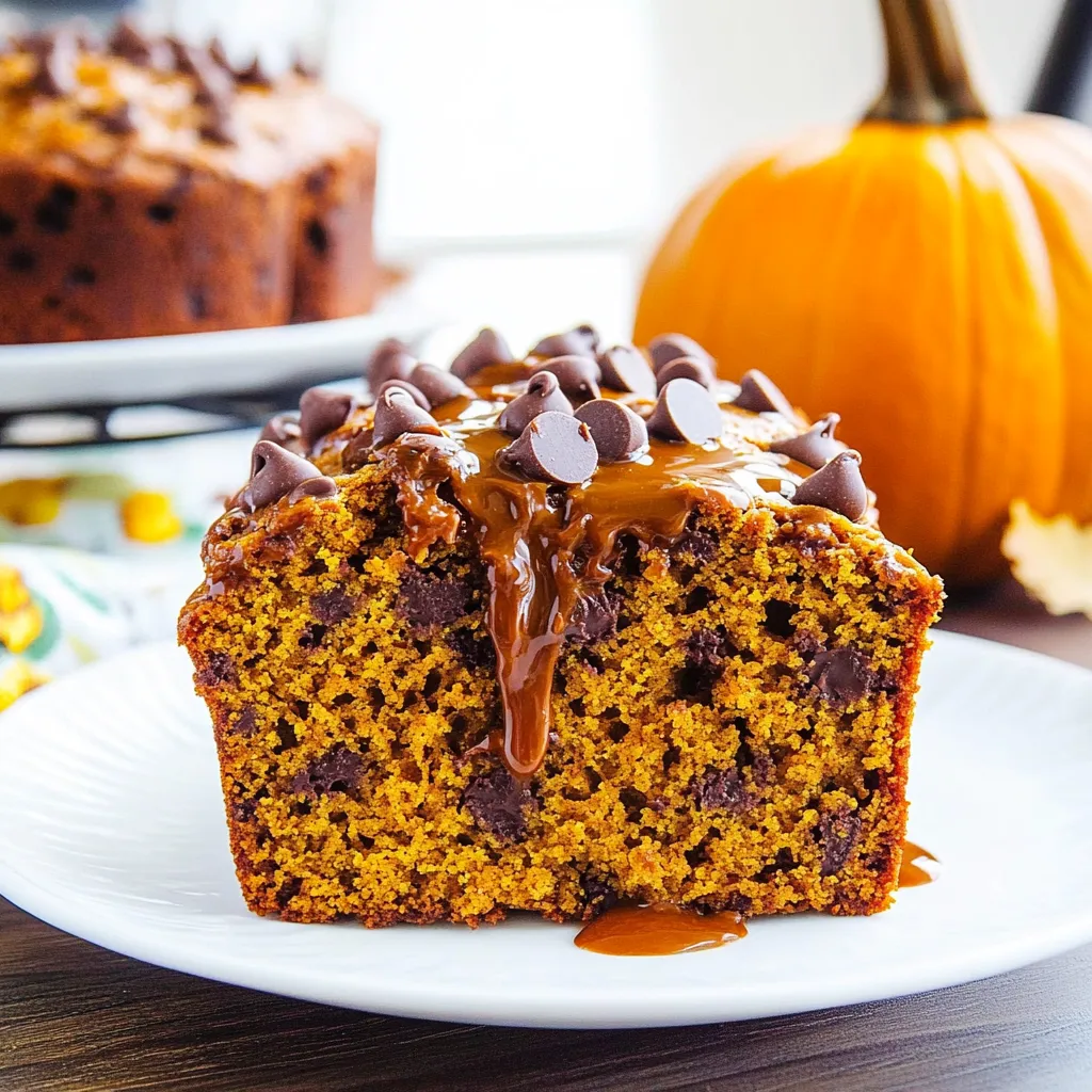 Best Chocolate Chip Pumpkin Bread + VIDEO