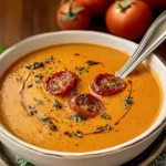 Best Creamy Roasted Garlic Tomato Soup