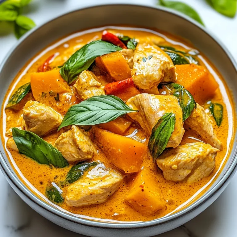 CHICKEN AND PUMPKIN THAI CURR