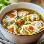COMFORTING POTSTICKER SOUP