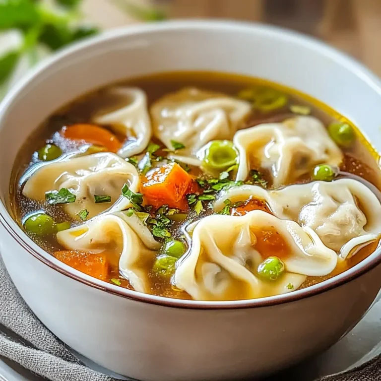 COMFORTING POTSTICKER SOUP