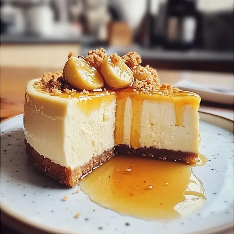 CREAMY HONEY CHEESECAKE