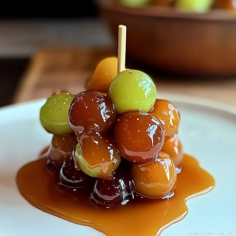 Caramel Apple Grapes: Sweet, Crunchy Dessert Treat!