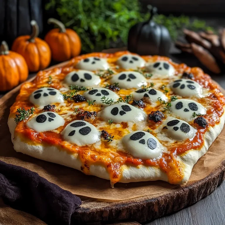 Cemetery Flatbread Pizza That Turns Dinner Into A Haunted Scene