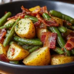 Country Ranch Green Beans and Potatoes with Bacon Recipe