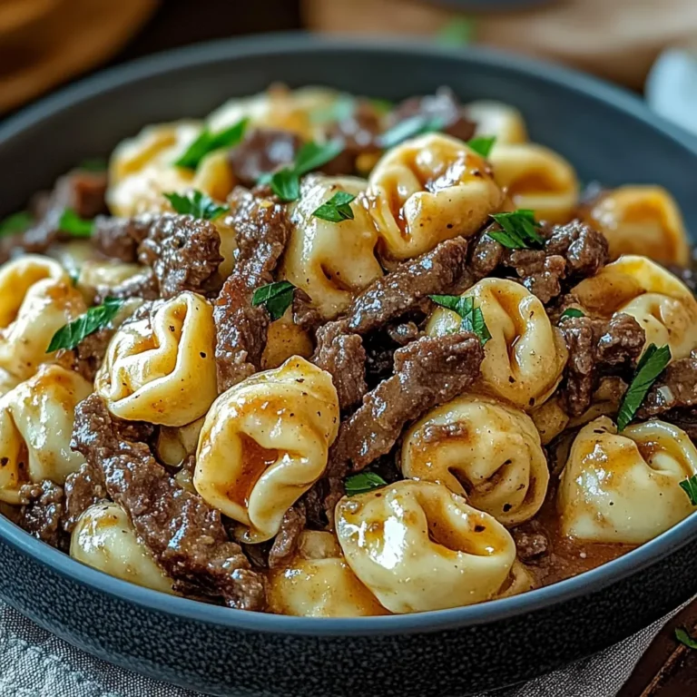 Creamy Cheesesteak Tortellini: A Delicious Twist on a Classic Favorite