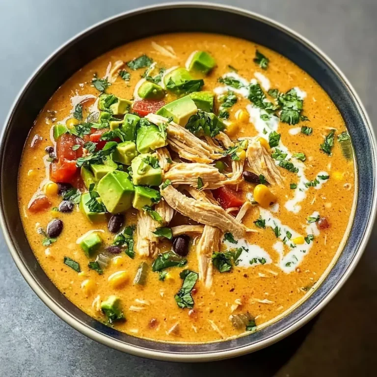 Creamy Chicken Tortilla Soup Recipe