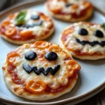 DIY Mini Halloween Pizzas You’ll Love