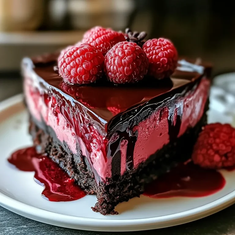 Dark Chocolate Raspberry Cheesecake: A Dessert Must-Try!