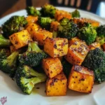 Delicious Roasted Broccoli and Sweet Potatoes