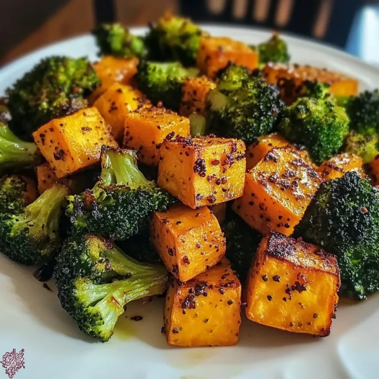 Delicious Roasted Broccoli and Sweet Potatoes