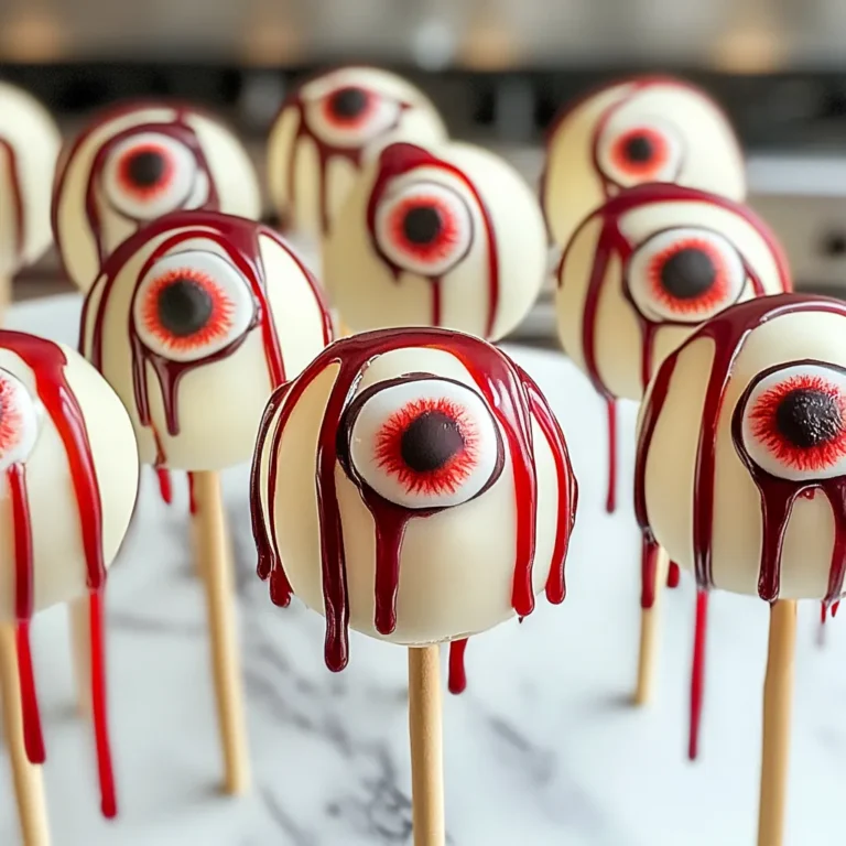 EYEBALL CAKE POPS