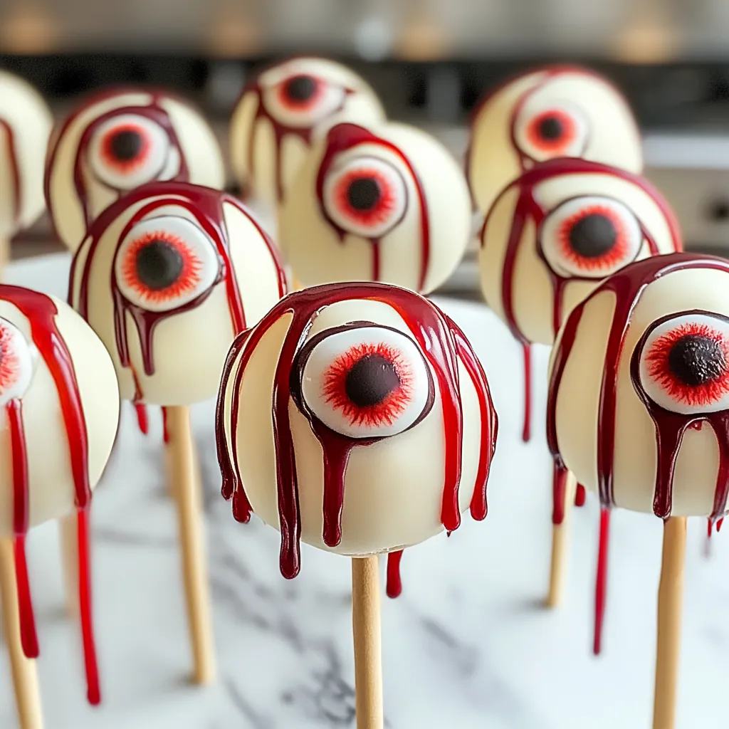 EYEBALL CAKE POPS