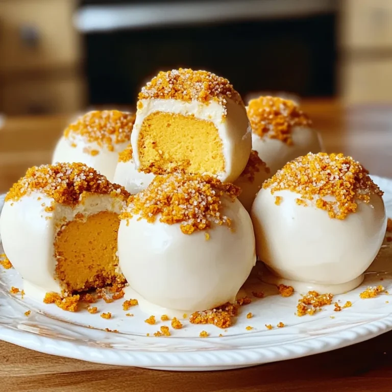 Easy No Bake Pumpkin Cheesecake Balls Recipe