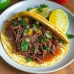 Flavorful Crock-Pot Shredded Beef Tacos