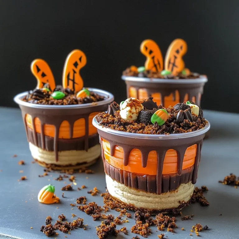 GRAVEYARD DIRT CUP HALLOWEEN TREATS
