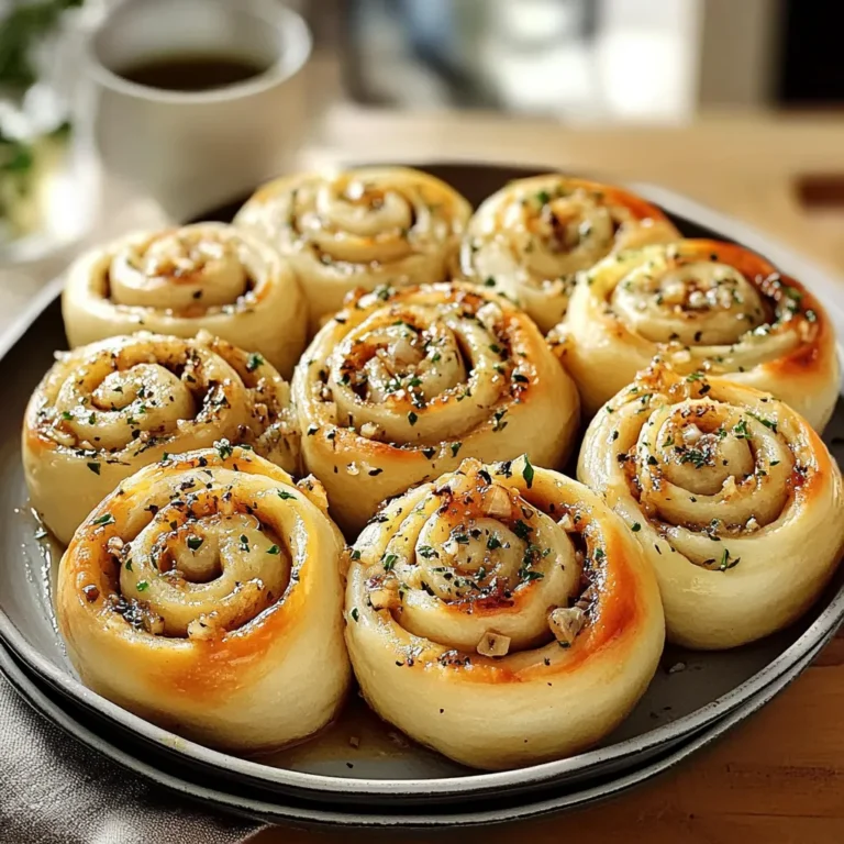 Garlic Swirl Rolls: A Flavorful Delight