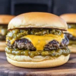 Green Chile Cheeseburgers