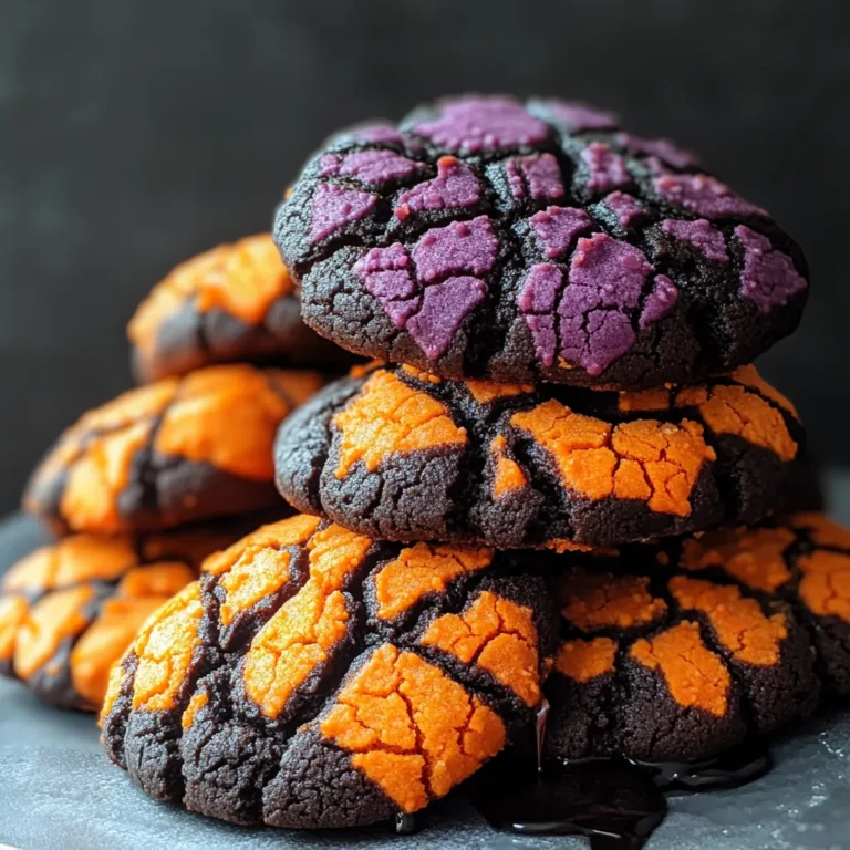 HALLOWEEN CRINKLE COOKIES