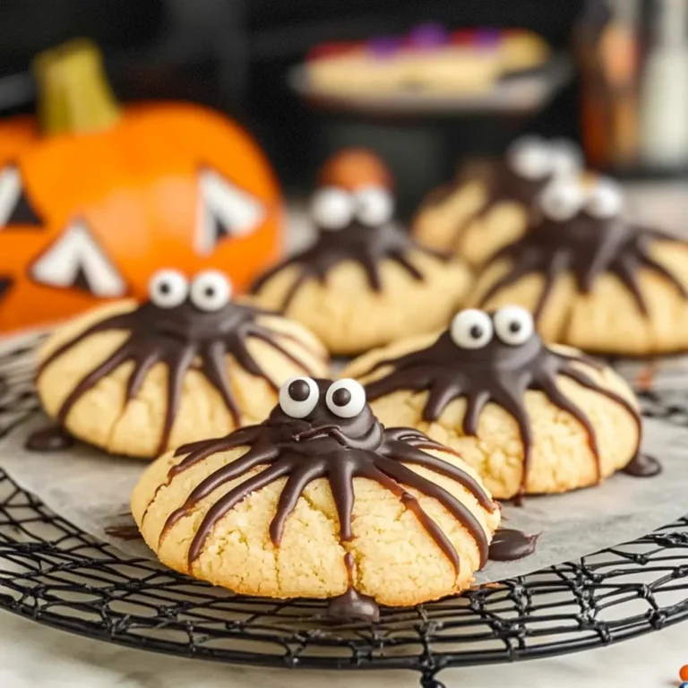 HALLOWEEN SPIDER COOKIES RECIPE