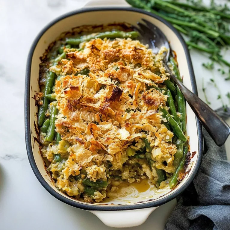 Healthy Green Bean Casserole