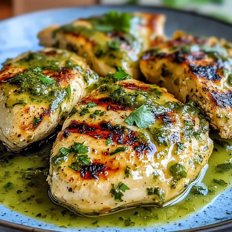 Juicy Grilled Salsa Verde Chicken