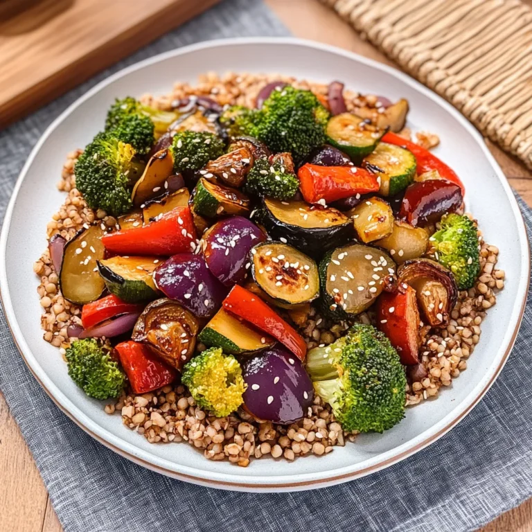 KOREAN BBQ ROASTED VEGETABLES WITH FARRO