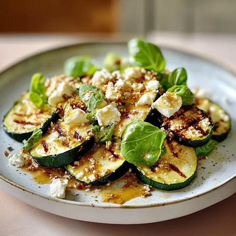 Little Gem, Griddled Courgette & Feta Shake-Up Salad