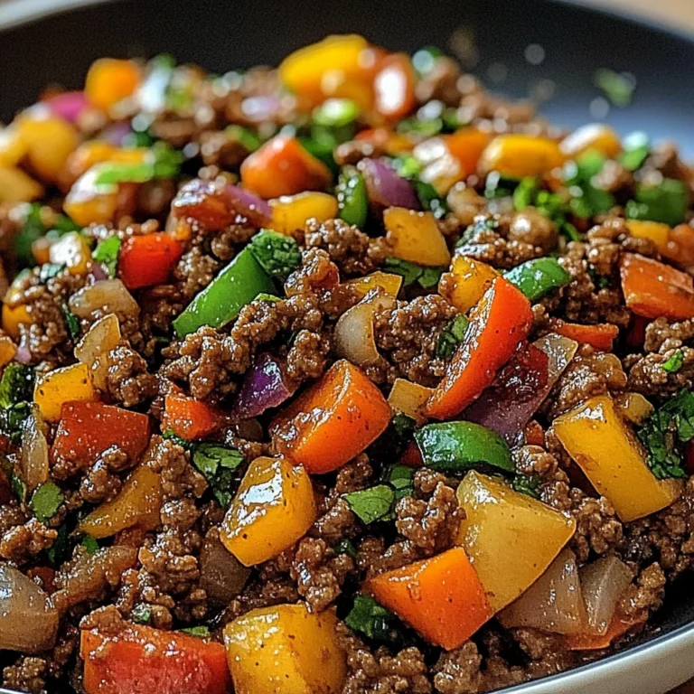 Mediterranean Ground Beef Stir Fry