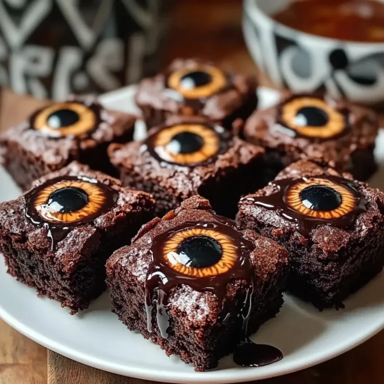 Monster Eye Brownie Bites
