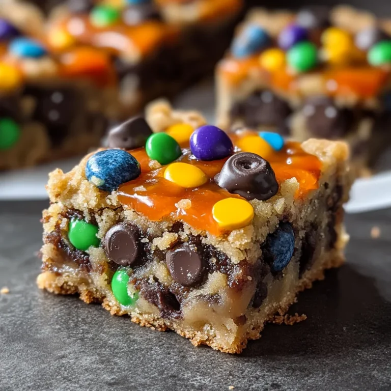Monster Mash Cookie Bars