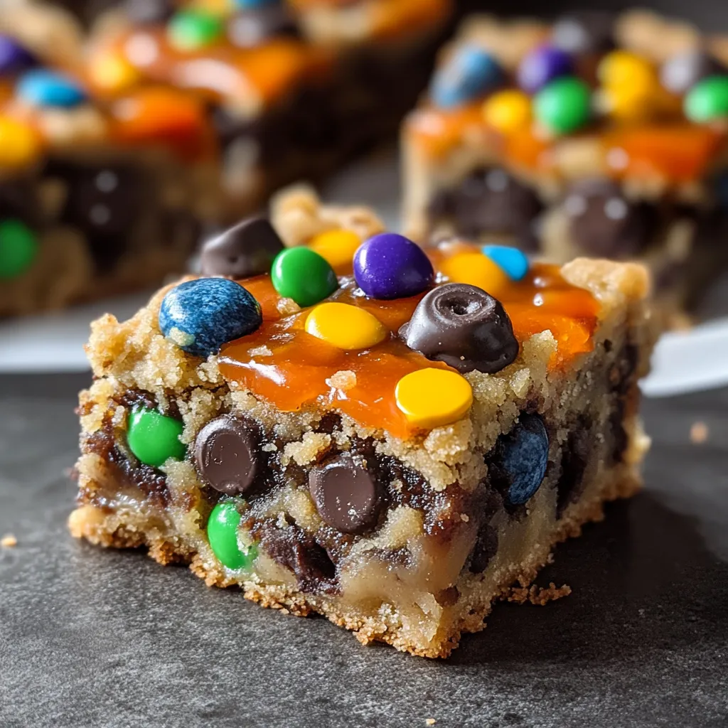 Monster Mash Cookie Bars