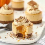 NO BAKE PUMPKIN MINI CHEESECAKES