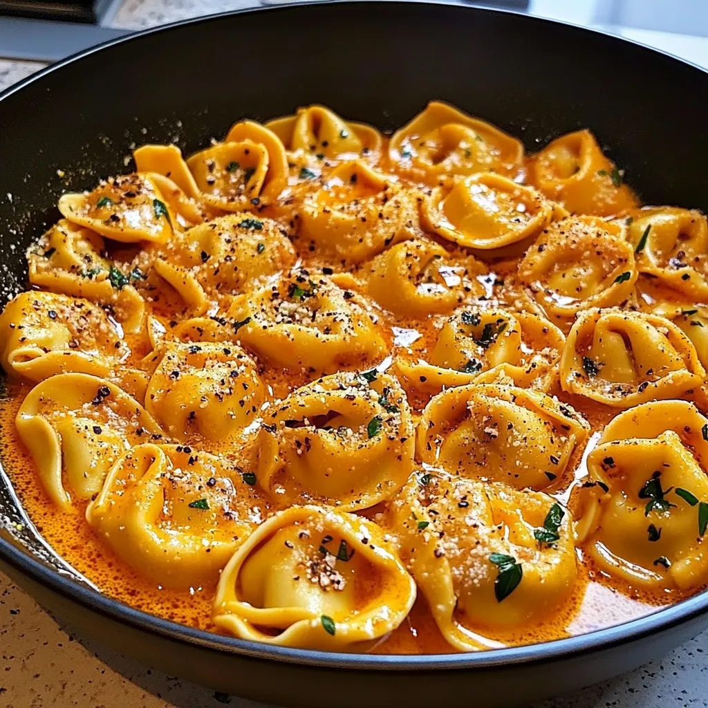 One-Pot Spicy Garlic Butter Chicken Tortellini
