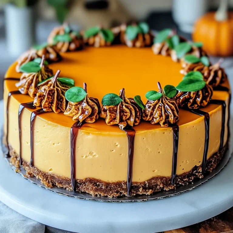 PUMPKIN PATCH CHEESECAKE