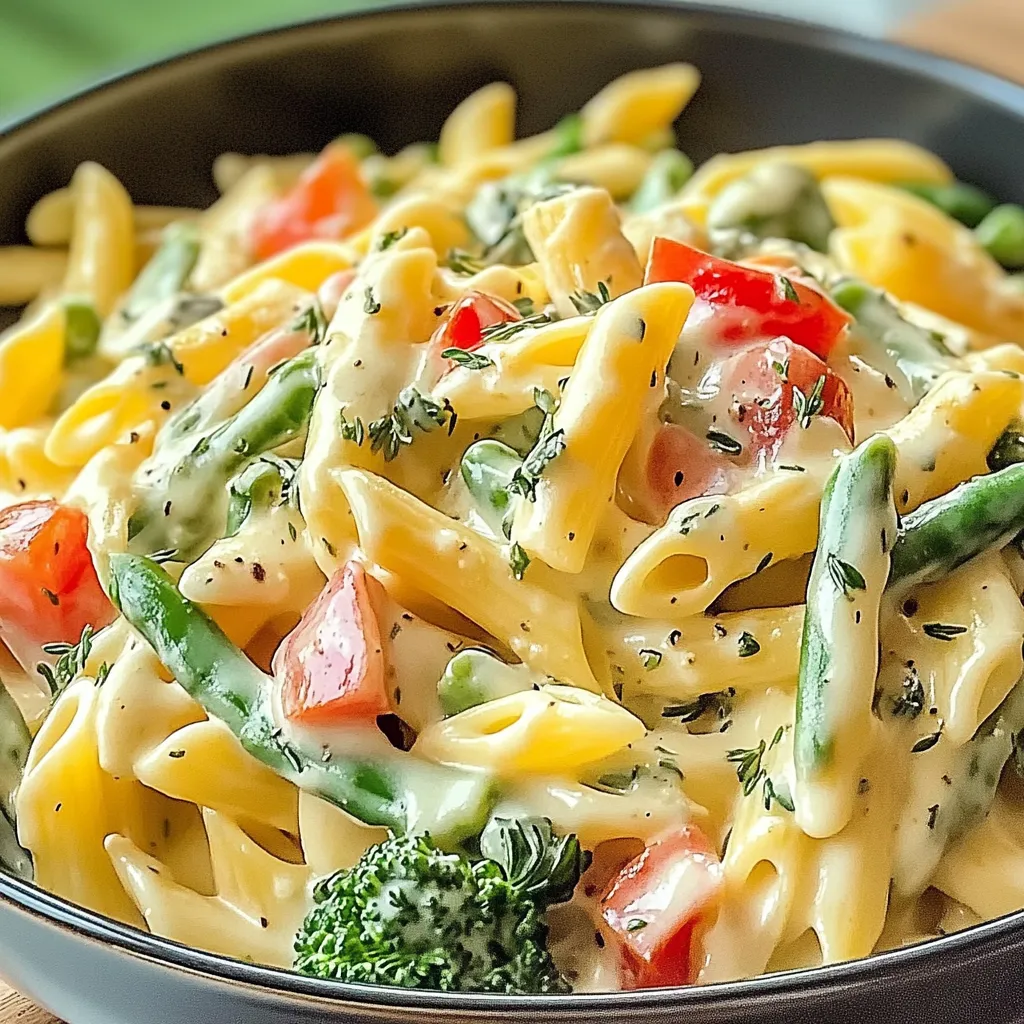 Pasta Primavera Herb Cream: A Fresh Italian Delight
