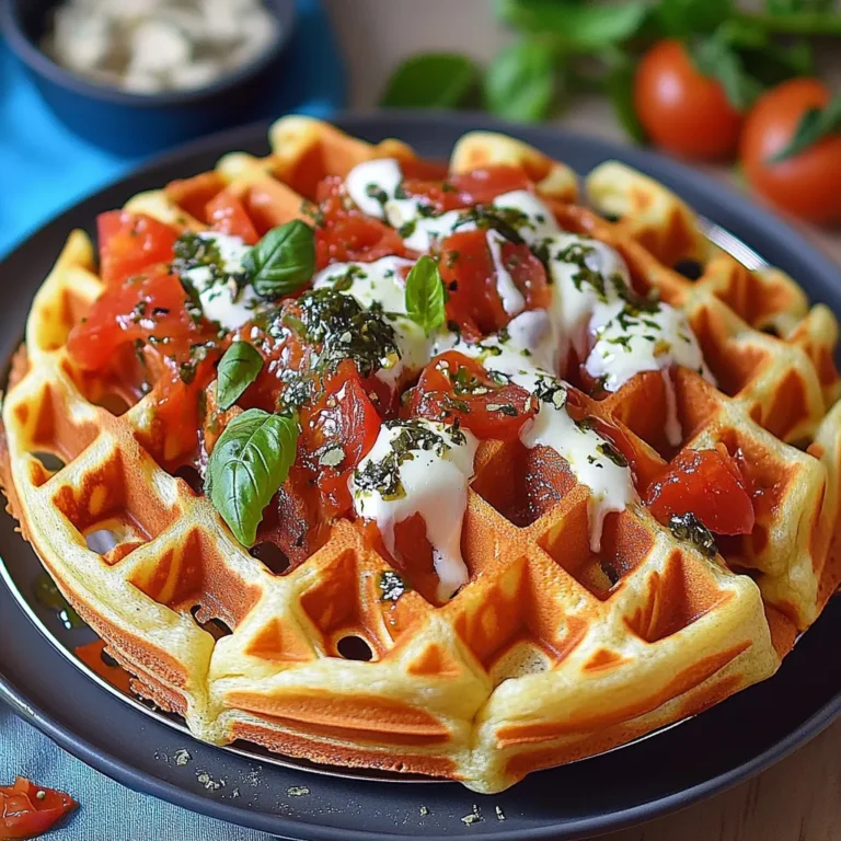 Pizza Waffles Recipe: Quick & Easy Waffle Iron Snack!