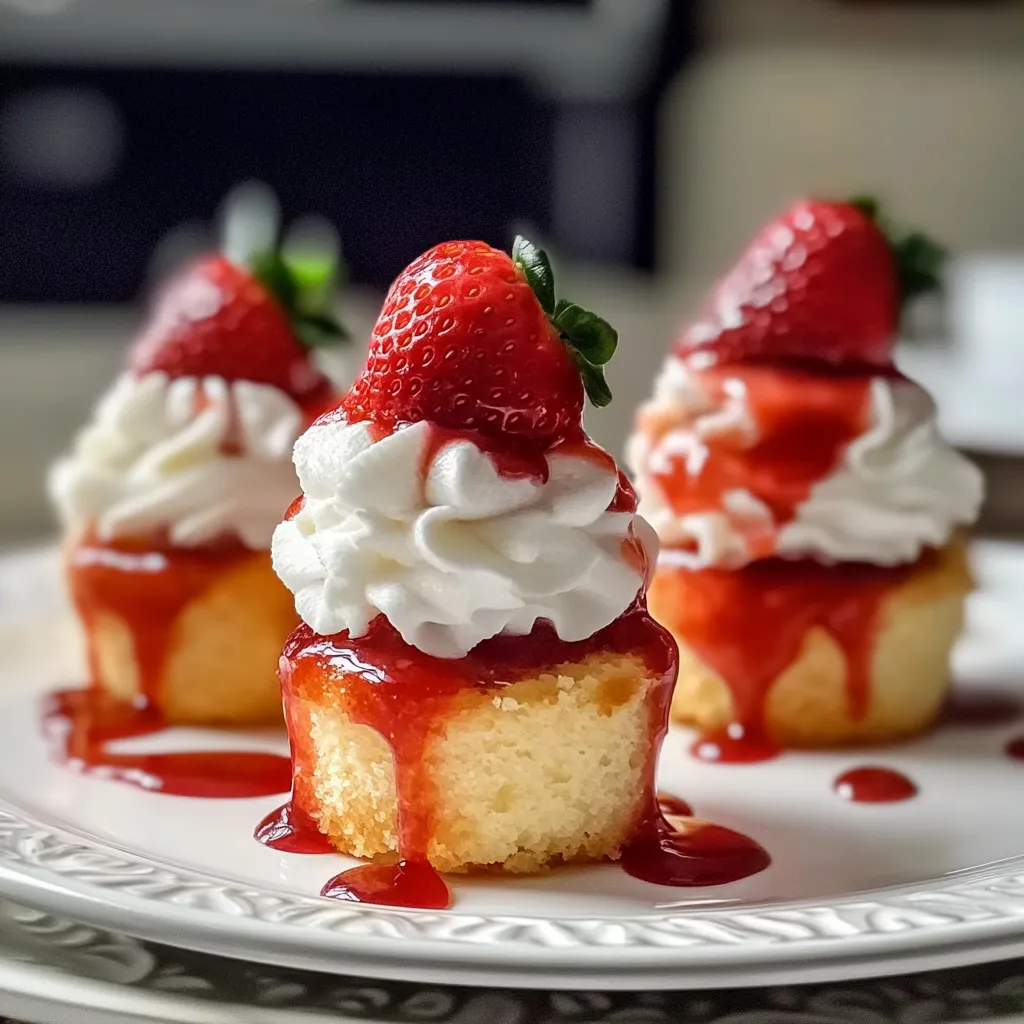 Quick Strawberry Shortcake Cups