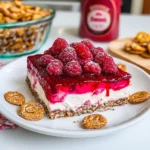 RASPBERRY PRETZEL SALAD