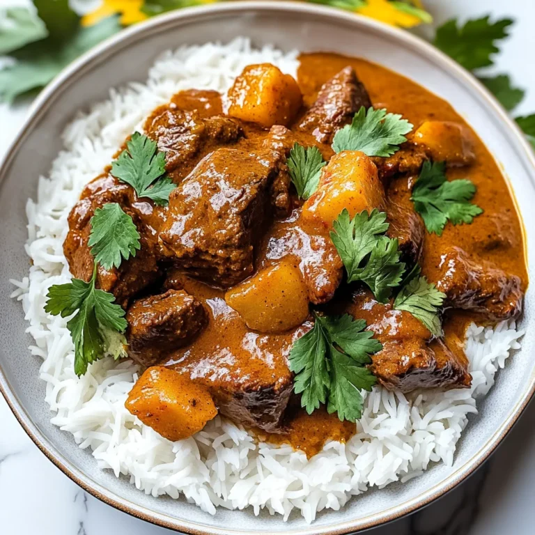 SLOW COOKER BEEF COCONUT CURRY