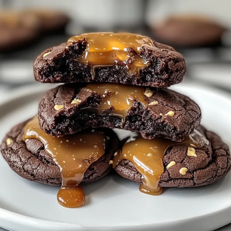 Salted Caramel Chocolate Cookies