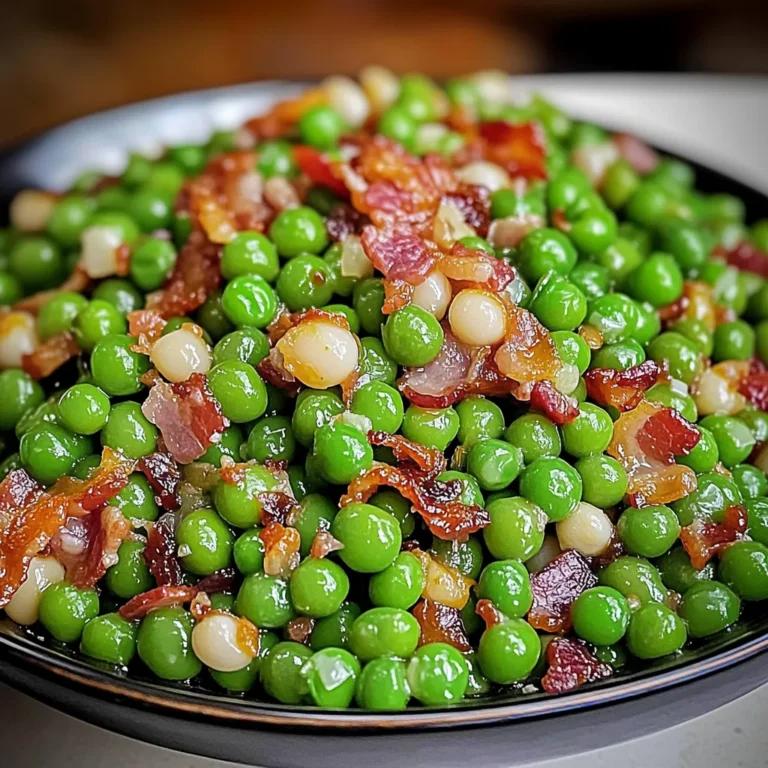 Sauteed Green Peas and Bacon: A Flavorful Side Dish