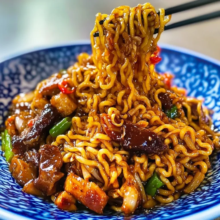Stir Fry Japanese BBQ Ramen Noodles